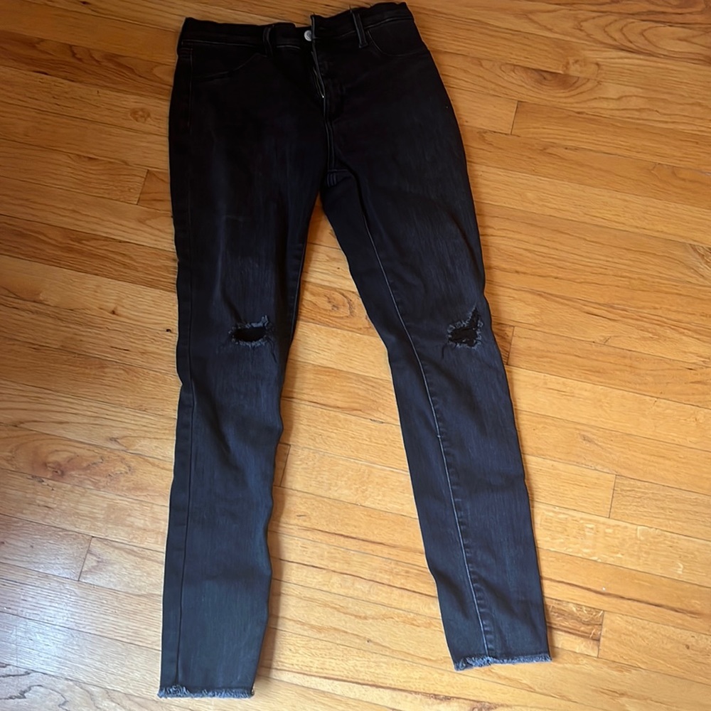 Girls black size 16 Old Navy ballerina jeggings